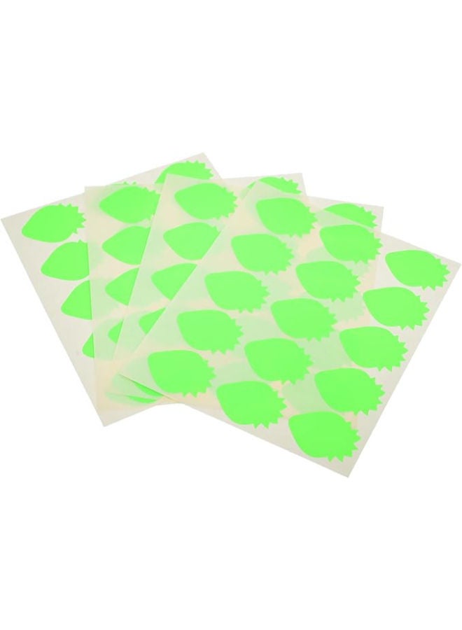 El Manar Whimsical Strawberry-Shaped Adhesive Label Sticker, 31x41 mm With Premium Material Suitable For Home, School And Office - Image 1