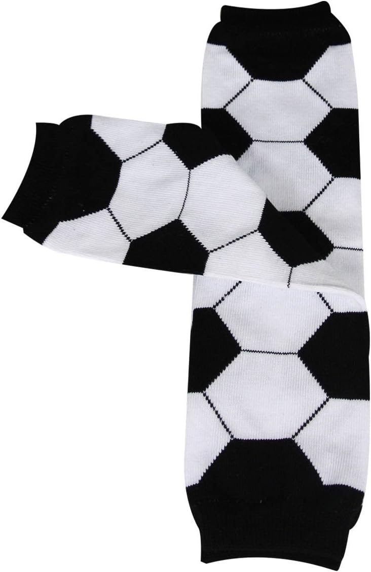 Animals and Fun Colorful Baby Leg Warmers - Soccer
