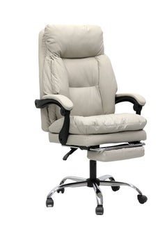 Multi Home Furniture Executive chair with extra cushion paded inside or Gaming chair MH-R919-Grey& comfortable Computer Desk Chair for Office and Gaming with headrest with footrest, back comfort and lumbar support – Grey  - Image 1
