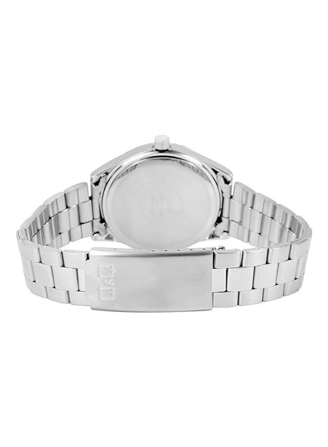 كيو آند كيو ساعة يد من ستانلس ستيل بعقارب Q55A-003PY - Image 2