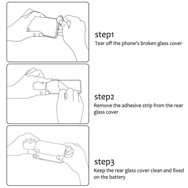 ABUSVEX Original Back Glass Replacement for iPhone 14 Pro Max All Carriers with Pre-Installed Adhesive and Repair 14 Pro Max Tool(Gold) - Image 5