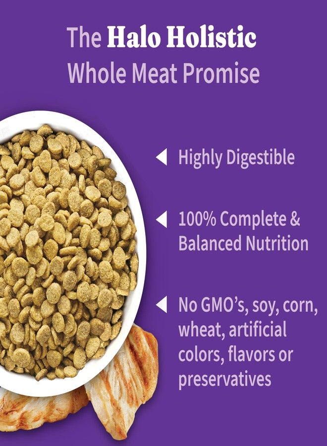 Halo Holistic Small Breed Dog Food, Cage Free Chicken & Sweet Potato Recipe, Grain Free Dry Dog Food, Complete Digestive Health, 10 lb Bag - Image 5