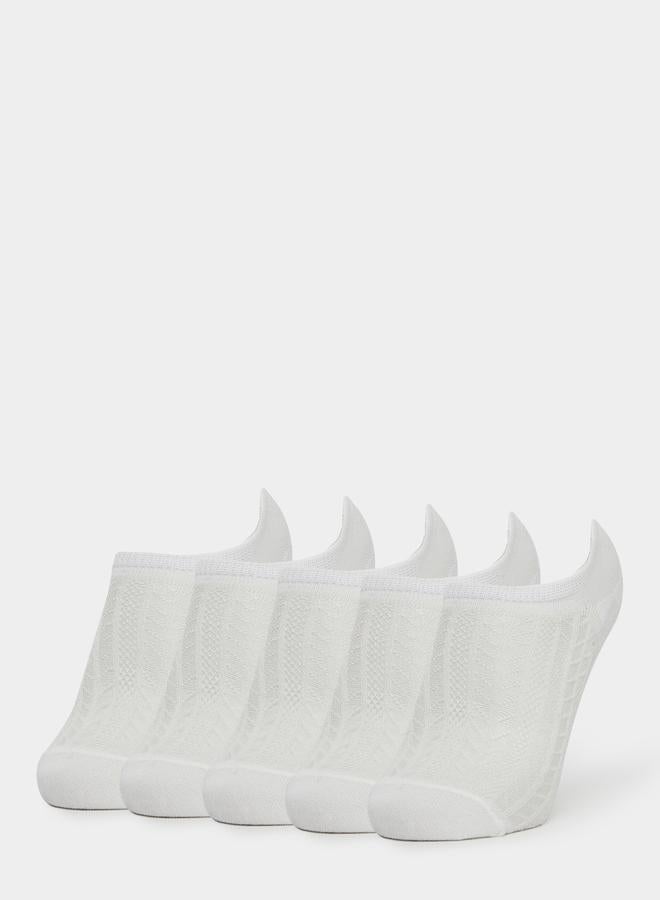 Styli Set of 5 - Solid Breathable Ankle Socks - Image 1