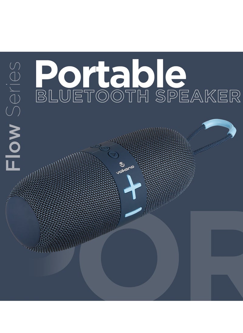 Volkano Flow Series Portable Bluetooth Speaker With Ipx5 Waterproof-Blue - pzsku/ZF9EAFD281F1DCFDE27EAZ/45/_/1727345590/691ea5be-6c17-49ec-8357-b136eff9925d