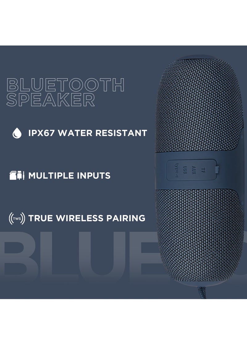 Volkano Flow Series Portable Bluetooth Speaker With Ipx5 Waterproof-Blue - pzsku/ZF9EAFD281F1DCFDE27EAZ/45/_/1727345757/9414a31d-eae4-4bf6-8424-a9d1a2d7791f