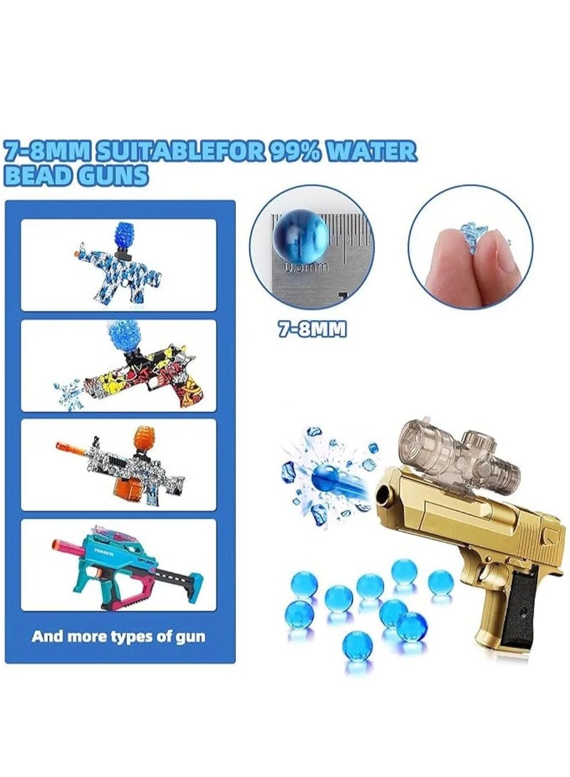 Beauenty Water Gel Beads, 1Pack 7-8mm 30,000 Pieces Gel Water Blaster Balls Refill for Vases Filler for Wedding Home Decor  - Image 5
