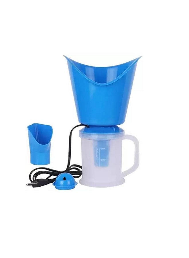 Dresz Commence 3 In 1 Steam Vaporizer, Nose & Cough Steamer, Facial Steamer, Nozzle Inhaler for Cold & Cough Relief, Blue, Plastic, Pore Treatment, Cleansing - Image 1