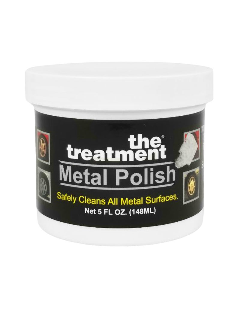 ملمع معادن معالج 148 مل - منظف ومجدد متعدد الأسطح للنحاس والفضة والكروم والفولاذ المقاوم للصدأ والألومنيوم والزجاج العضوي وغيرها - يزيل الشوائب والبقع والأكسدة - لمعان آمن وخالٍ من الخدوش للسيارات والدراجات والاستخدام المنزلي والصناعي - Image 1