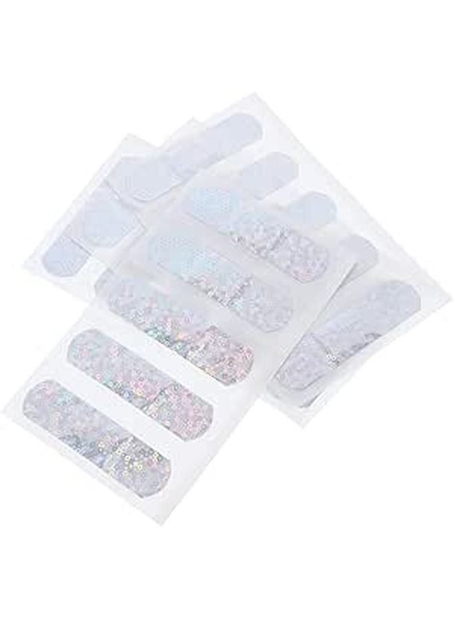 Glitter Cartoon Waterproof Adhesive Bandages 20Pcs Portable First Aid Strips - Image 1