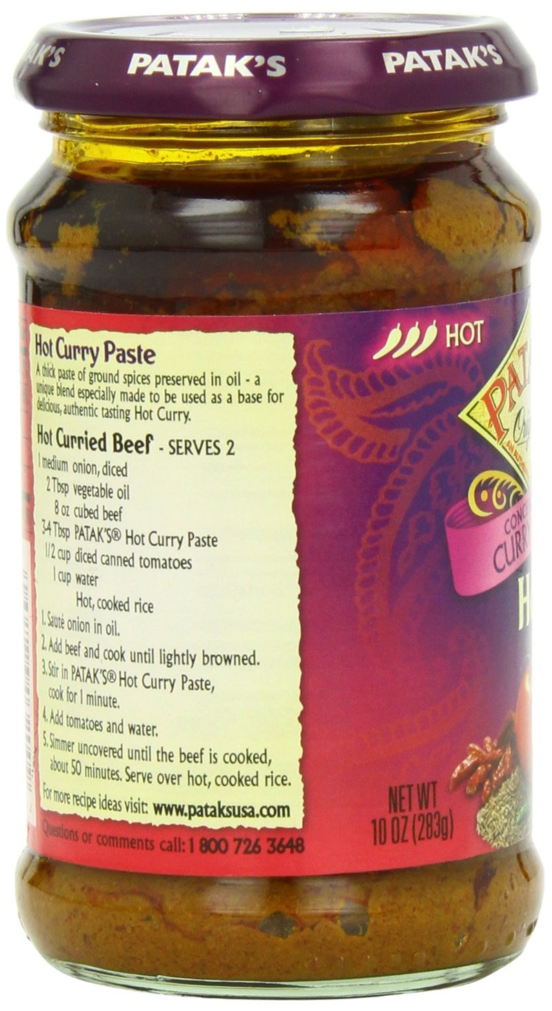 Patak's Pataks Curry Paste Extra Hot (10 oz) - Image 4