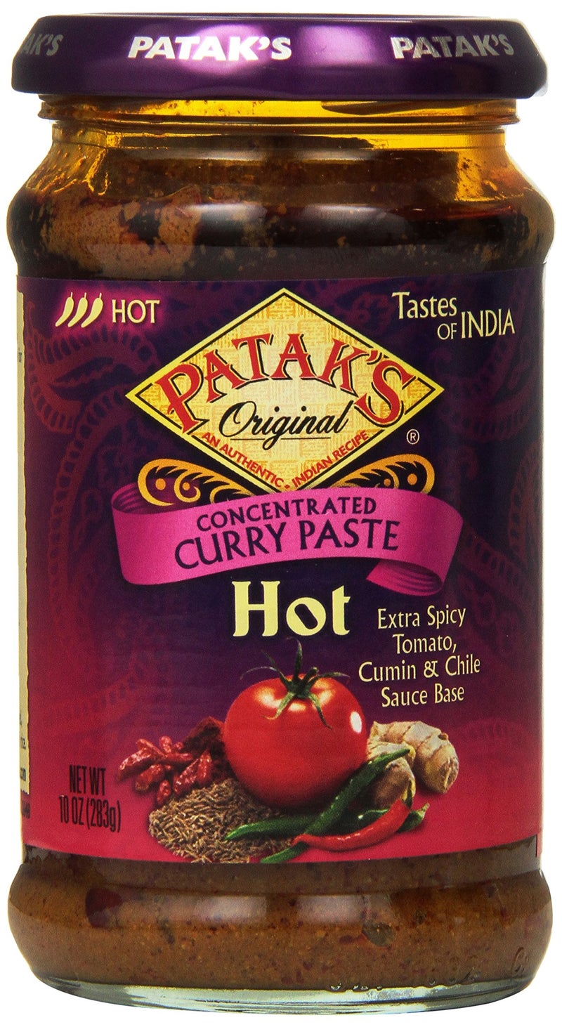 Patak's Pataks Curry Paste Extra Hot (10 oz) - Image 1
