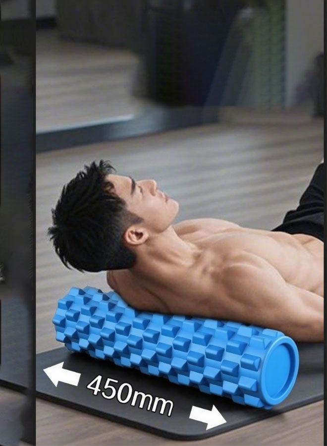 Bukela 45*14cm Foam Roller for Exercises & Massage, Multi-Density Fitness GYM Styrofoam Rolling Foam Yoga Roller for Back Legs Body Deep Tissue Muscle Recovery Relieves Pain Physical Therapy Streching - Image 5