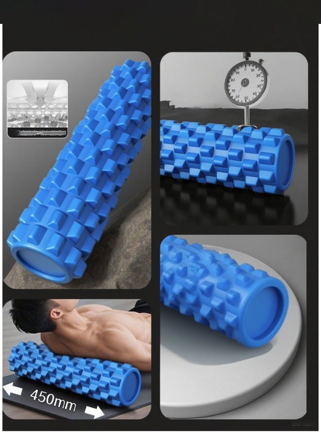 Bukela 45*14cm Foam Roller for Exercises & Massage, Multi-Density Fitness GYM Styrofoam Rolling Foam Yoga Roller for Back Legs Body Deep Tissue Muscle Recovery Relieves Pain Physical Therapy Streching - Image 3