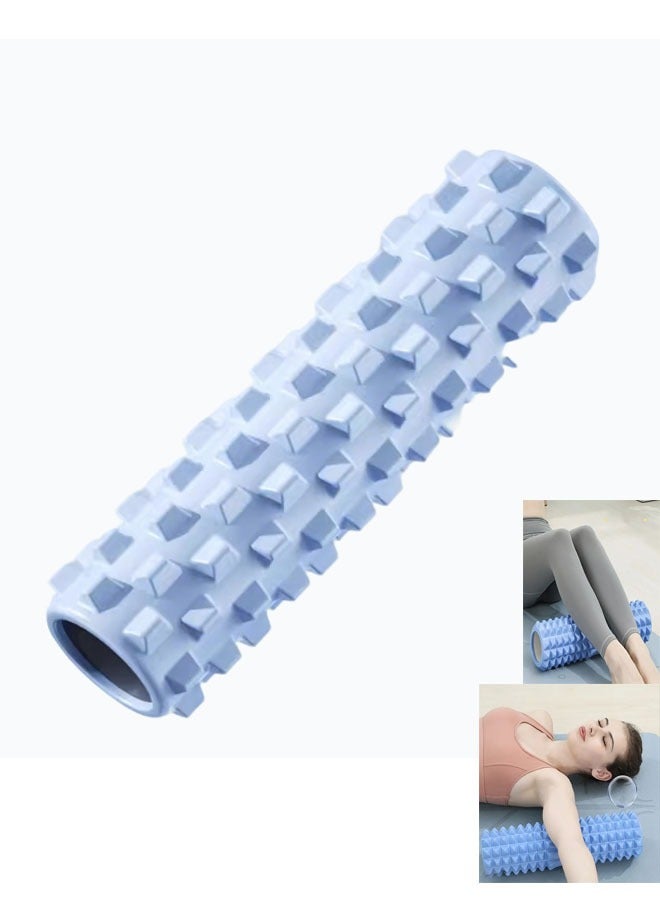 Bukela 45*14cm Foam Roller for Exercises & Massage, Multi-Density Fitness GYM Styrofoam Rolling Foam Yoga Roller for Back Legs Body Deep Tissue Muscle Recovery Relieves Pain Physical Therapy Streching - Image 1