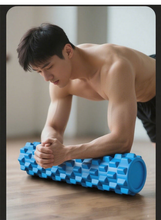 Bukela 45*14cm Foam Roller for Exercises & Massage, Multi-Density Fitness GYM Styrofoam Rolling Foam Yoga Roller for Back Legs Body Deep Tissue Muscle Recovery Relieves Pain Physical Therapy Streching - Image 4