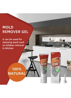 Jaysuing Household Mold Stain Remover Gel, Wall Wall Bathroom Kitchen White Wall Stain Removal Mold And Mildew, Mildew Removal Gel, For Washing Machine Fridge Bathroom Shower  - Image 2