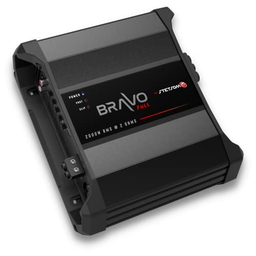 Stetsom Bravo Full 2000 2 Ohms Mono Car Amplifier 20001 2K Watts RMS 2 Stable Car Audio HD Sound Quality Crossover Bass Boost Car Stereo Speaker Subwoofer MD Smart Coolers - Image 3