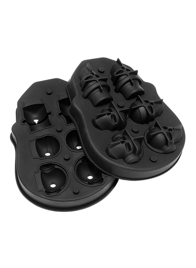 NIBEMINENT 3D Ice Cube Mold Tray Maker Black - Image 1