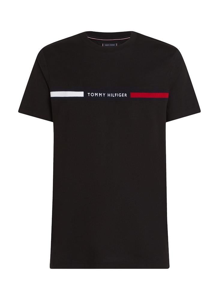 TOMMY HILFIGER Regular Fit T-Shirt With Logo Panel  - Image 5