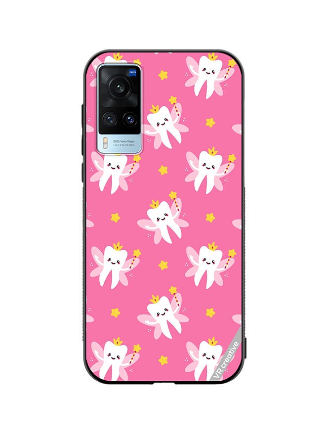 VR CREATIVE Protective Case Cover For Vivo X60 Cute Tooth Fairy Design Multicolour - Image 1
