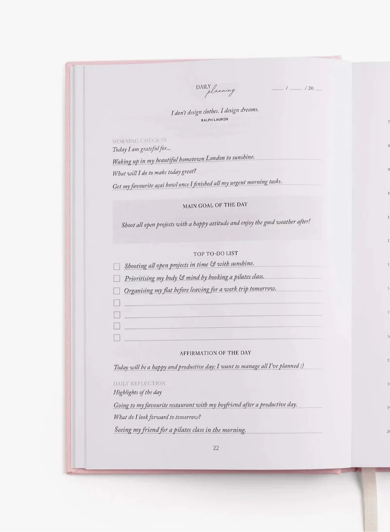 Intelligent Change Intelligent Change Life&Style Planner Pink