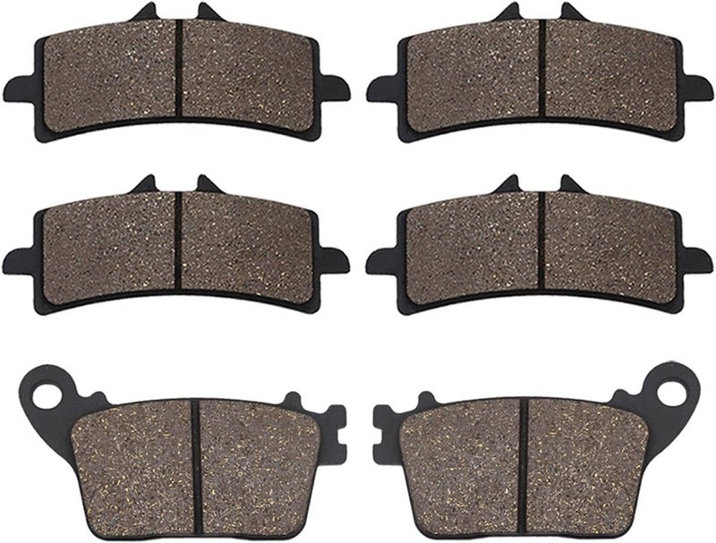 QASULER Motorcycle Front and Rear Brake Pads - Image 1