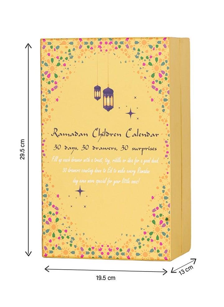 Hilalful HilalFul Advent Ramadan Countdown Calendar for Kids, Children | 30 Days, 30 Surprises, 30 Drawers | Islamic Themed | Gift for Boys, Girls  - Image 5