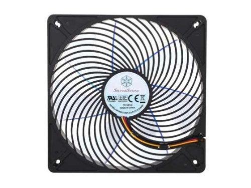 SilverStone مروحة فضاء الهواء سيلفرستون إير بينيتريتر 140x140x25mm/1500rpm AP141 (أسود) - Image 4