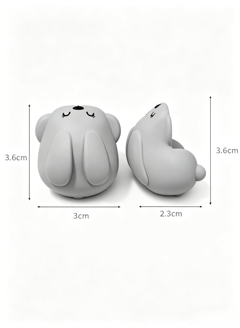 4PCS Edge Corner Protectors, Cute Safety Edge Corner Guards, Thick Silicone Furniture Corner Protector with Strong Adhesive Tape, Rabbit-shaped Anti-Collision Corner Guard Baby Proofing Corners for Sharp Furnitures Cupboard - Image 2