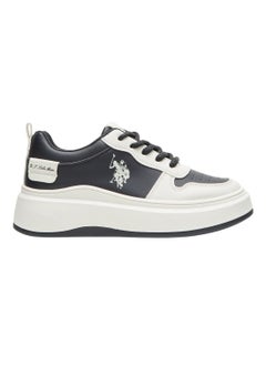 U.S. Polo Assn. Women's Black and White Sneakers - Bold Rugged Style with Durable Sole for Outdoor Wear  - Image 1