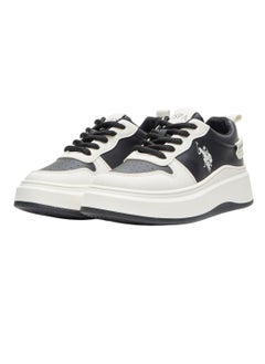 U.S. Polo Assn. Women's Black and White Sneakers - Bold Rugged Style with Durable Sole for Outdoor Wear  - Image 2