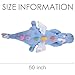 ARELUX Large 50in 3Lb Cute Dragon Stuffed Animals Plush Toy Soft Sky Blue Pterosaur Plushie Giant Fuzzy Dinosaur Pillow Plushies with White Wings Cuddly for Friends - Image 4