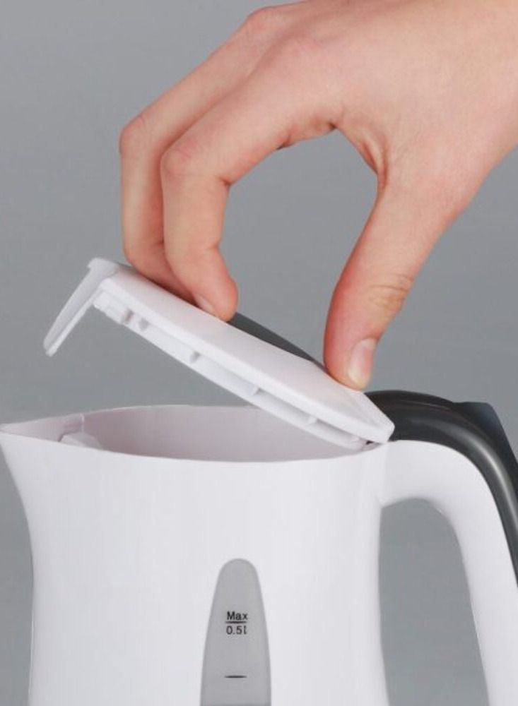 Severin Electric kettle 0.5 liter 650w wk 3644 white/black/grey - Image 2