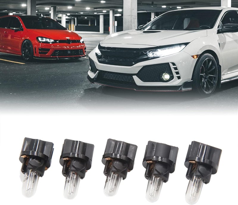 uxcell 5pcs T5-V2 Amber LED Dashboard Indicator Light Bulbs - Image 2
