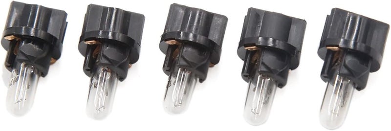 uxcell 5pcs T5-V2 Amber LED Dashboard Indicator Light Bulbs - Image 1
