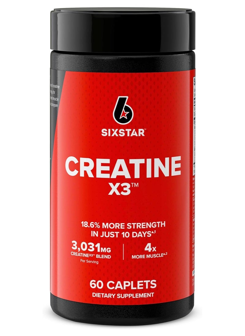 SIX STAR - Six Star Elite Series Creatine X3,60 Caplets - Image 1