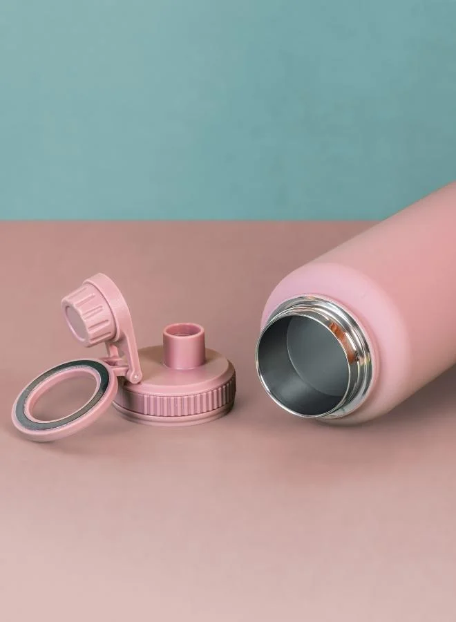 كازا كيسيرا زجاجة مياه رياضية معزولة هيدروبوب  مل من سنابترون بسعة كبيرة وقابلة للحمل ومقاومة للتسرب بقاعدة مانعة للانزلاق