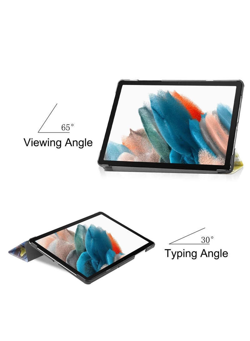 Case for Samsung Galaxy Tab A9 Plus Tablet Ultra Slim Lightweight Stand Cover Case Premium Quality PU Leather Case Cover - Big Eyes - Image 5