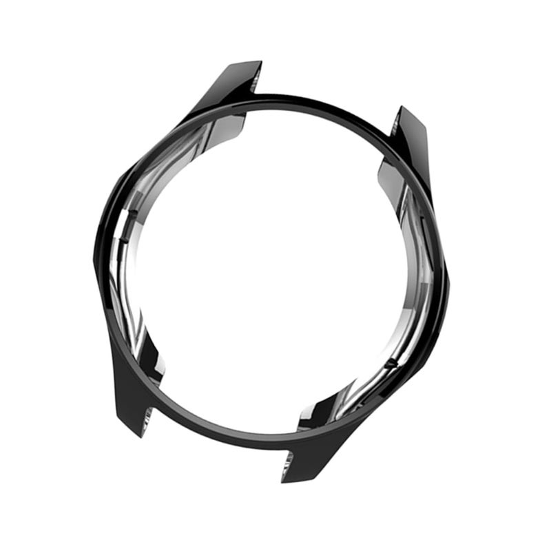 Lurrose TPU Protective Case Cover for Watch Shock Resistant Frame Black - Image 2