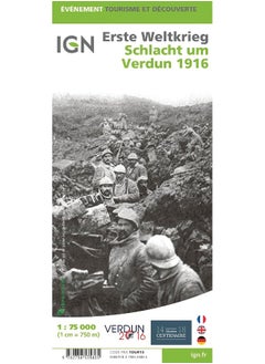 87055 Bataille De Verdun 1916 1/75.000  - Image 1