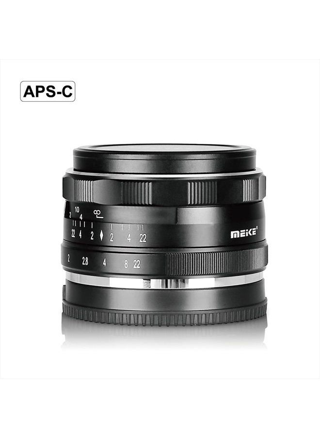 Meike - 35mm f1.7 Large Aperture Manual Focus APSC Lens Compatible with Fujifilm X Mount Mirrorless Camera X-T3 X-H1 X-Pro2 X-E3 X-T1 X-T2 X-T4 X-T5 X-T10 X-T20 X-T200 X-A2 X-E2 X-E1 X30 X70 X-A1 XPro1 - Image 1