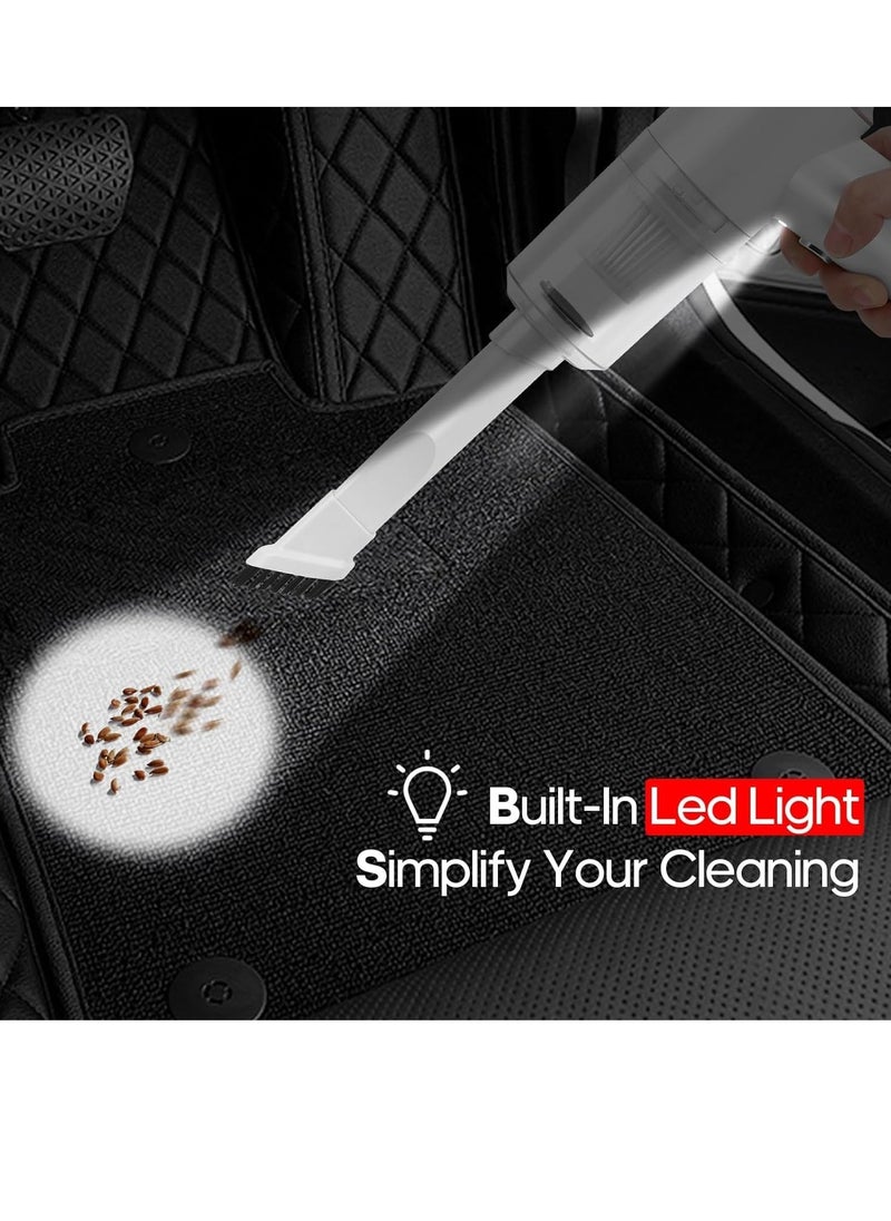 نكومي - Mini Portable Handheld Vacuum Cleaner,Small Cordless Handheld Vacuum Cleaner,Car Portable Vacuum Cleaner,Suitable for Car,Keyboard - Image 1