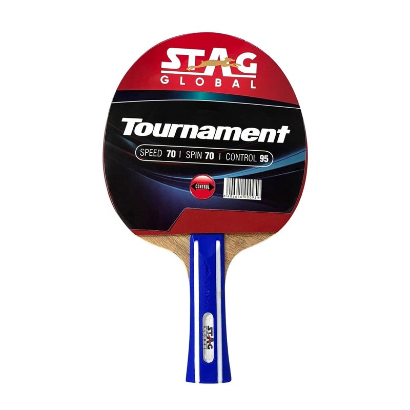 STAG مضرب تنس طاولة معتمد من ITTF للمبتدئين، متعدد الألوان، 156 جرام - Image 1