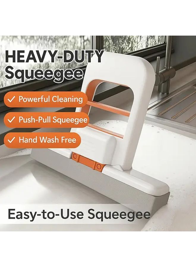 Mini Mop Set With 6 Replacement Heads Self Wringing Foldable For Wet And Dry Cleaning - Image 2