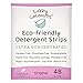 LAZY COCONUTS Eco Friendly Plant Powered Laundry Detergent Strips Fragrance Free Unscented Ultra Concentrated Earth Friendly No Plastic Lightweight and Perfect For Home Dorms Travel Camping - Image 1