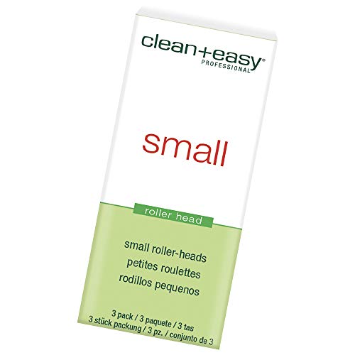 Clean + Easy Small Wax Roller Heads – Roll On Wax Refill Applicators for Catridge, Legs & Body Hair Removal, 3 Pack - Image 1