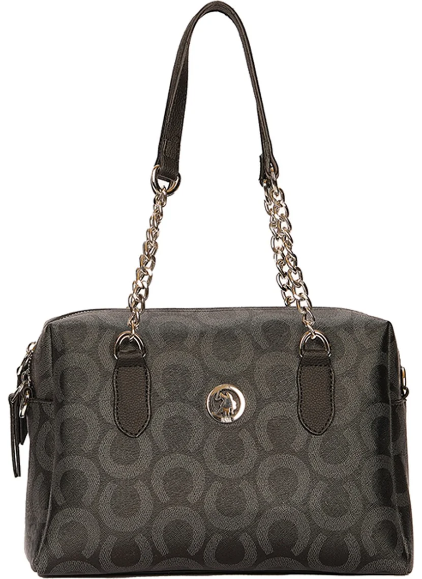 يو اس بولو اسن Black Women's Shoulder Bag US24203