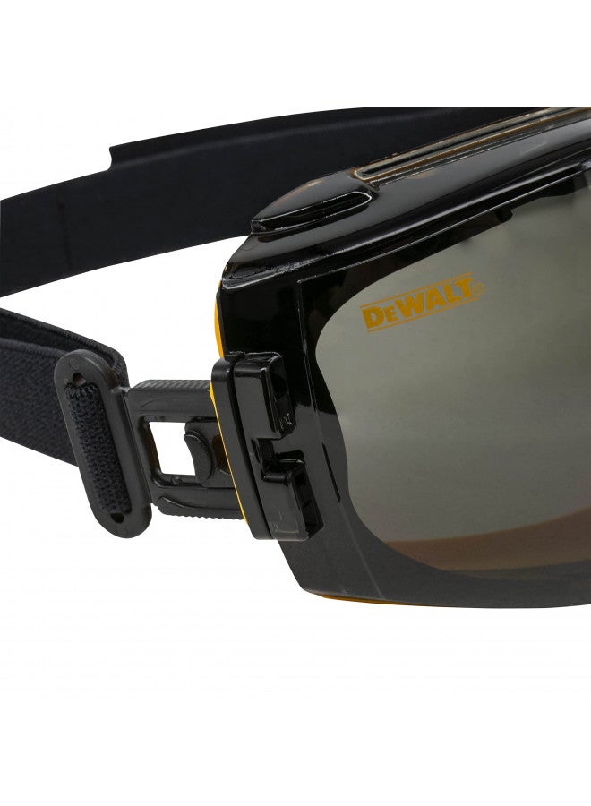 DEWALT - DPG82-21C Dewalt DPG82-21 Concealer Smoke Anti-Fog Dual Mold Safety Goggle Smoke Lens - Image 2