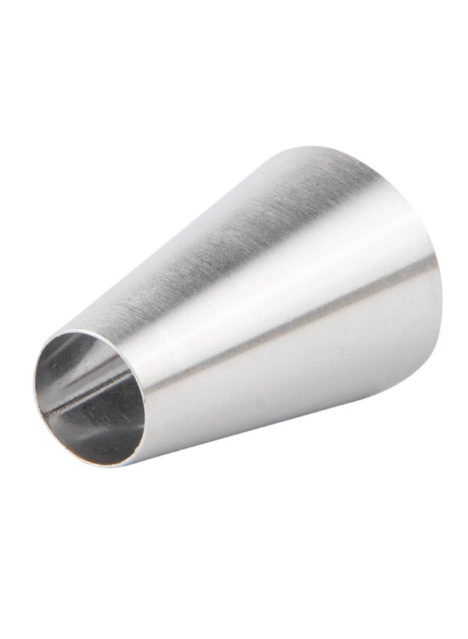 Restaurantware فوهة تزيين المعجنات تيك، فوهة دائرية 1 لتزيين الكريمة - #1A، مقاومة للتآكل، فوهة كريمة من الفولاذ المقاوم للصدأ، آمنة في غسالة الصحون، لتزيين الكب كيك، الكعك، أو البسكويت - Image 1