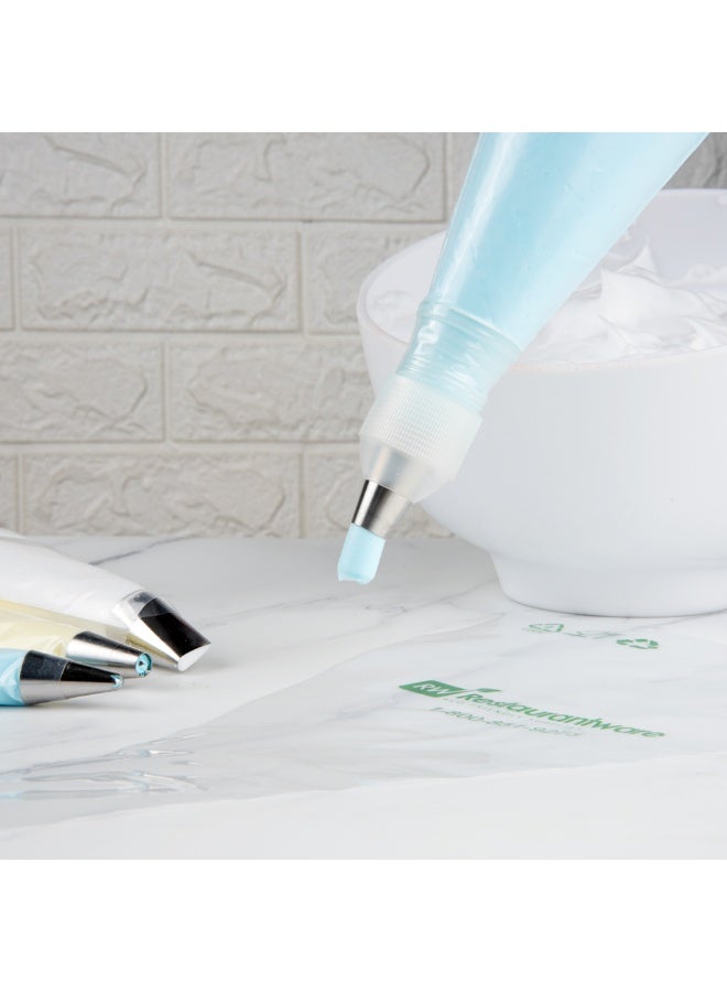 Restaurantware فوهة تزيين المعجنات تيك، فوهة دائرية 1 لتزيين الكريمة - #1A، مقاومة للتآكل، فوهة كريمة من الفولاذ المقاوم للصدأ، آمنة في غسالة الصحون، لتزيين الكب كيك، الكعك، أو البسكويت - Image 4